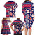 Custom Ohio Christmas Family Matching Long Sleeve Bodycon Dress and Hawaiian Shirt Santa Claus Pattern Unique Style - Wonder Print Shop