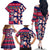 Custom Ohio Christmas Family Matching Off Shoulder Long Sleeve Dress and Hawaiian Shirt Santa Claus Pattern Unique Style - Wonder Print Shop