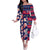 Custom Ohio Christmas Family Matching Off Shoulder Long Sleeve Dress and Hawaiian Shirt Santa Claus Pattern Unique Style - Wonder Print Shop