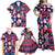 Custom Ohio Christmas Family Matching Off Shoulder Maxi Dress and Hawaiian Shirt Santa Claus Pattern Unique Style - Wonder Print Shop