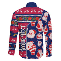 Custom Ohio Christmas Family Matching Off Shoulder Maxi Dress and Hawaiian Shirt Santa Claus Pattern Unique Style - Wonder Print Shop