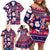 Custom Ohio Christmas Family Matching Off Shoulder Short Dress and Hawaiian Shirt Santa Claus Pattern Unique Style - Wonder Print Shop