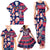 Custom Ohio Christmas Family Matching Tank Maxi Dress and Hawaiian Shirt Santa Claus Pattern Unique Style - Wonder Print Shop