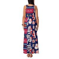 Custom Ohio Christmas Family Matching Tank Maxi Dress and Hawaiian Shirt Santa Claus Pattern Unique Style - Wonder Print Shop