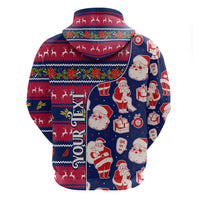 Custom Ohio Christmas Hoodie Santa Claus Pattern Unique Style - Wonder Print Shop