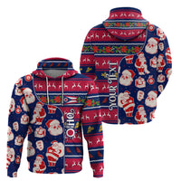 Custom Ohio Christmas Hoodie Santa Claus Pattern Unique Style - Wonder Print Shop