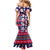 Custom Ohio Christmas Mermaid Dress Santa Claus Pattern Unique Style - Wonder Print Shop