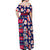 Custom Ohio Christmas Off Shoulder Maxi Dress Santa Claus Pattern Unique Style - Wonder Print Shop