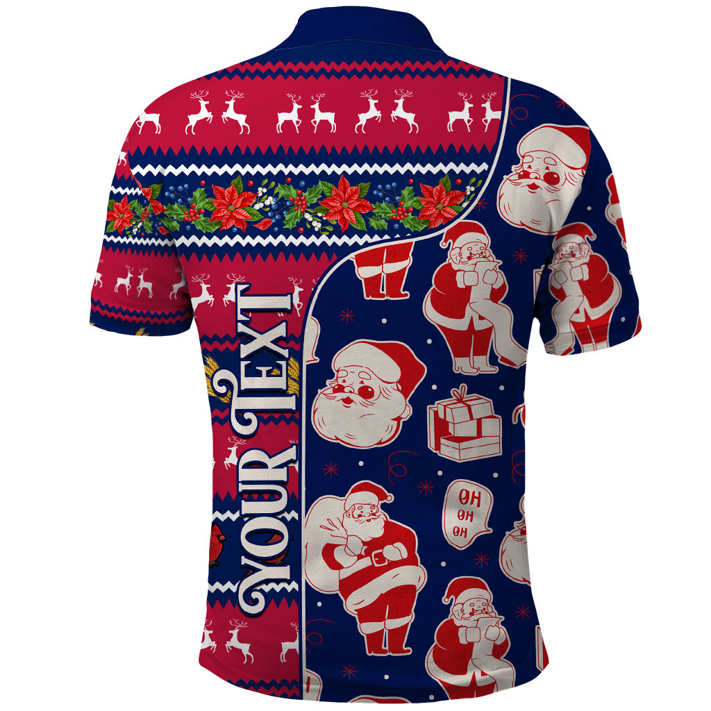 Custom Ohio Christmas Polo Shirt Santa Claus Pattern Unique Style - Wonder Print Shop