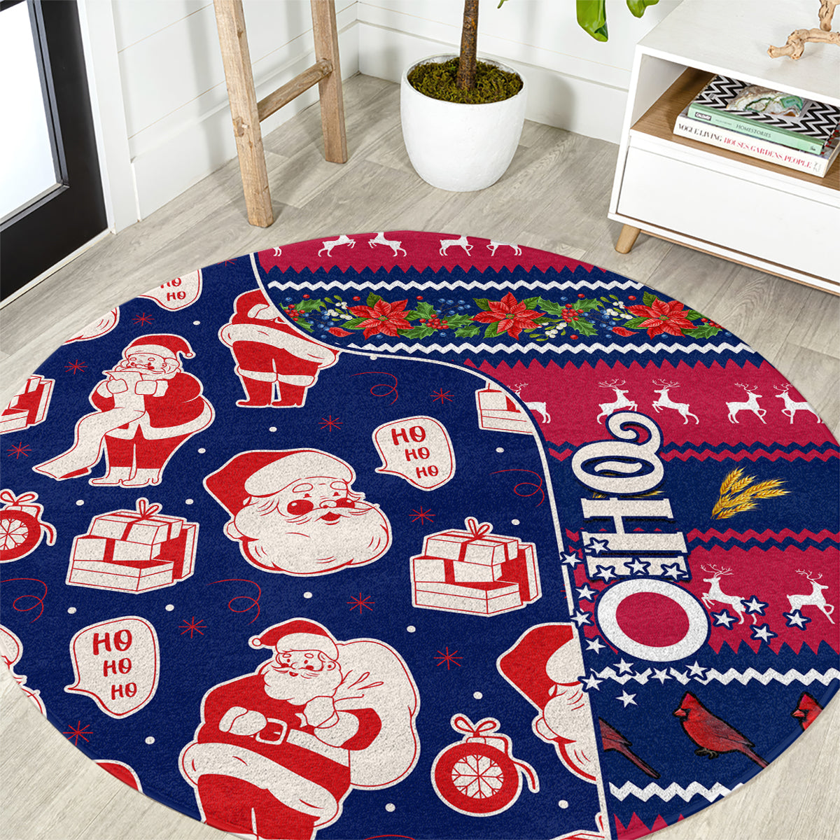 custom-ohio-christmas-round-carpet-santa-claus-pattern-unique-style