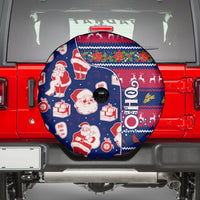 Custom Ohio Christmas Spare Tire Cover Santa Claus Pattern Unique Style - Wonder Print Shop