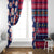 Custom Ohio Christmas Window Curtain Santa Claus Pattern Unique Style - Wonder Print Shop