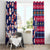 Custom Ohio Christmas Window Curtain Santa Claus Pattern Unique Style - Wonder Print Shop