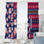 Custom Ohio Christmas Window Curtain Santa Claus Pattern Unique Style - Wonder Print Shop