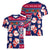 Custom Ohio Christmas Women V Neck T Shirt Santa Claus Pattern Unique Style - Wonder Print Shop