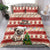 Custom Dog Christmas Bedding Set Cute Pug Dog With Xmas Tree - Wonder Print Shop