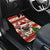 Custom Dog Christmas Car Mats Cute Pug Dog With Xmas Tree - Wonder Print Shop
