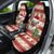 Custom Dog Christmas Car Seat Cover Cute Pug Dog With Xmas Tree - Wonder Print Shop