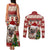 Custom Dog Christmas Couples Matching Tank Maxi Dress and Long Sleeve Button Shirt Cute Pug Dog With Xmas Tree - Wonder Print Shop