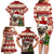 Custom Dog Christmas Family Matching Long Sleeve Bodycon Dress and Hawaiian Shirt Cute Pug Dog With Xmas Tree - Wonder Print Shop