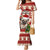 Custom Dog Christmas Family Matching Mermaid Dress and Hawaiian Shirt Cute Pug Dog With Xmas Tree - Wonder Print Shop
