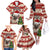 Custom Dog Christmas Family Matching Off Shoulder Long Sleeve Dress and Hawaiian Shirt Cute Pug Dog With Xmas Tree - Wonder Print Shop