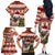 Custom Dog Christmas Family Matching Off Shoulder Long Sleeve Dress and Hawaiian Shirt Cute Pug Dog With Xmas Tree - Wonder Print Shop