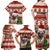 Custom Dog Christmas Family Matching Off Shoulder Maxi Dress and Hawaiian Shirt Cute Pug Dog With Xmas Tree - Wonder Print Shop