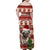 Custom Dog Christmas Family Matching Off Shoulder Maxi Dress and Hawaiian Shirt Cute Pug Dog With Xmas Tree - Wonder Print Shop