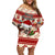 Custom Dog Christmas Family Matching Off Shoulder Short Dress and Hawaiian Shirt Cute Pug Dog With Xmas Tree - Wonder Print Shop