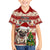 Custom Dog Christmas Family Matching Short Sleeve Bodycon Dress and Hawaiian Shirt Cute Pug Dog With Xmas Tree - Wonder Print Shop