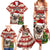 Custom Dog Christmas Family Matching Summer Maxi Dress and Hawaiian Shirt Cute Pug Dog With Xmas Tree - Wonder Print Shop