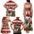 Custom Dog Christmas Family Matching Tank Maxi Dress and Hawaiian Shirt Cute Pug Dog With Xmas Tree - Wonder Print Shop