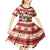 Custom Dog Christmas Kid Short Sleeve Dress Cute Pug Dog With Xmas Tree - Wonder Print Shop