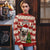 Custom Dog Christmas Ugly Christmas Sweater Cute Pug Dog With Xmas Tree - Wonder Print Shop
