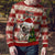 Custom Dog Christmas Ugly Christmas Sweater Cute Pug Dog With Xmas Tree - Wonder Print Shop