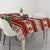 Custom Dog Christmas Tablecloth Cute Pug Dog With Xmas Tree - Wonder Print Shop