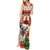 Custom Dog Christmas Tank Maxi Dress Cute Pug Dog With Xmas Tree - Wonder Print Shop