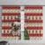 Custom Dog Christmas Window Curtain Cute Pug Dog With Xmas Tree - Wonder Print Shop