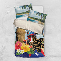 Personalized Boricua El Morro Bedding Set Puerto Rico Sun Coqui - Wonder Print Shop