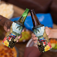 Personalized Boricua El Morro 4 in 1 Can Cooler Tumbler Puerto Rico Sun Coqui - Wonder Print Shop