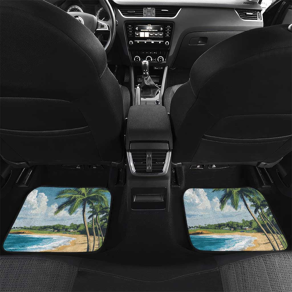 Personalized Boricua El Morro Car Mats Puerto Rico Sun Coqui - Wonder Print Shop