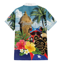 Personalized Boricua El Morro Family Matching Mermaid Dress and Hawaiian Shirt Puerto Rico Sun Coqui - Wonder Print Shop