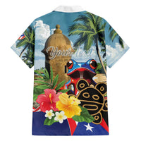 Personalized Boricua El Morro Family Matching Tank Maxi Dress and Hawaiian Shirt Puerto Rico Sun Coqui - Wonder Print Shop