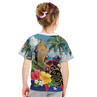 Personalized Boricua El Morro Kid T Shirt Puerto Rico Sun Coqui - Wonder Print Shop