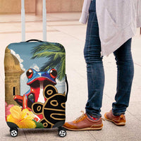 Personalized Boricua El Morro Luggage Cover Puerto Rico Sun Coqui - Wonder Print Shop