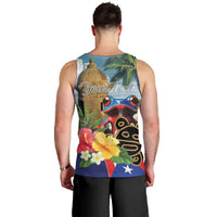 Personalized Boricua El Morro Men Tank Top Puerto Rico Sun Coqui - Wonder Print Shop