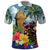 Personalized Boricua El Morro Polo Shirt Puerto Rico Sun Coqui - Wonder Print Shop