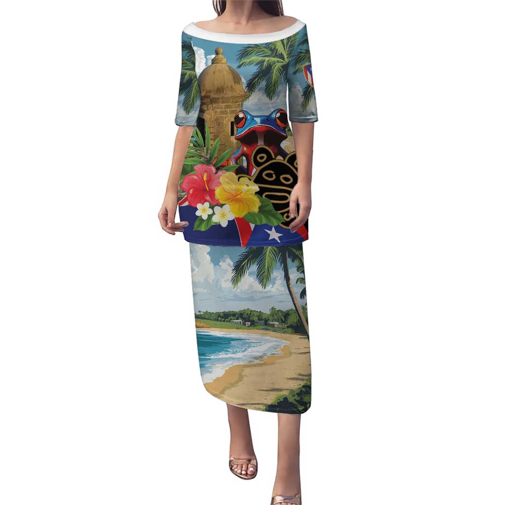 Personalized Boricua El Morro Puletasi Puerto Rico Sun Coqui - Wonder Print Shop