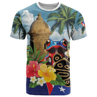Personalized Boricua El Morro T Shirt Puerto Rico Sun Coqui - Wonder Print Shop